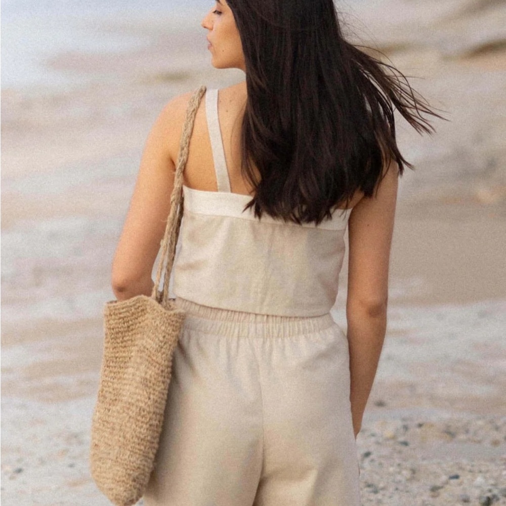 Harly Jae Organic cotton/linen top size Large New! - Picture 2 of 10